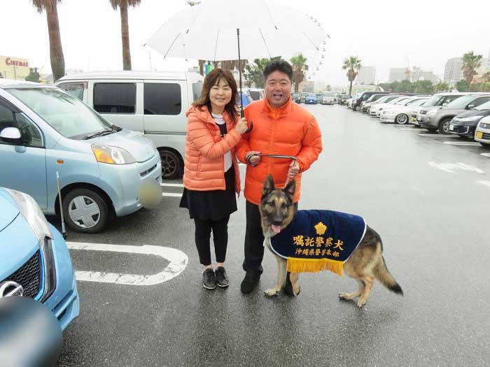 沖縄県警での出初式を見学しました